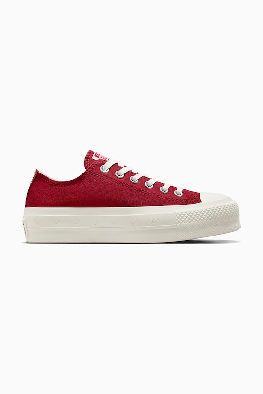Кеди Converse Chuck Taylor All Star Lift Valentine's Day платформа червоний A13653C
