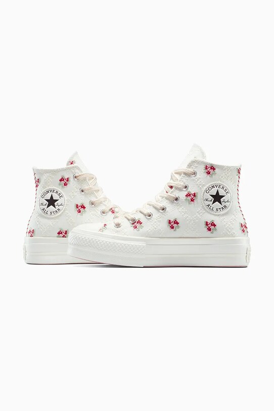 Converse teniși Chuck Taylor All Star Lift alb A13659C