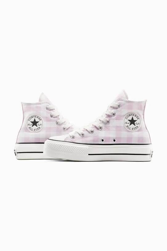 Πάνινα παπούτσια Converse Chuck Taylor All Star Lift ροζ A13663C