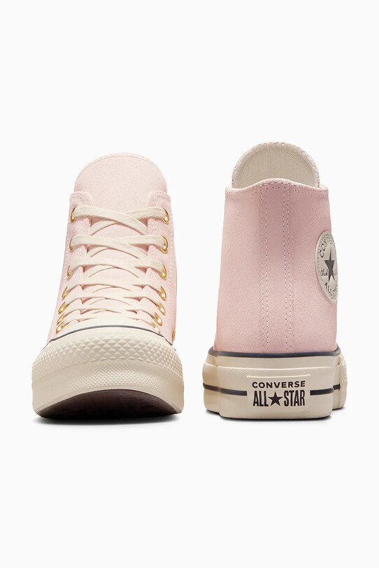 Обувь Замшевые кеды Converse Chuck Taylor All Star Lift A13823C розовый