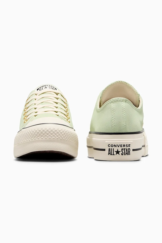 Взуття Замшеві кеди Converse Chuck Taylor All Star Lift A13825C зелений