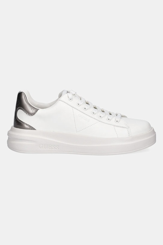 Guess sneakers in pelle ELBINA FLJBIN.LEA12.WHIGU bianco SS25