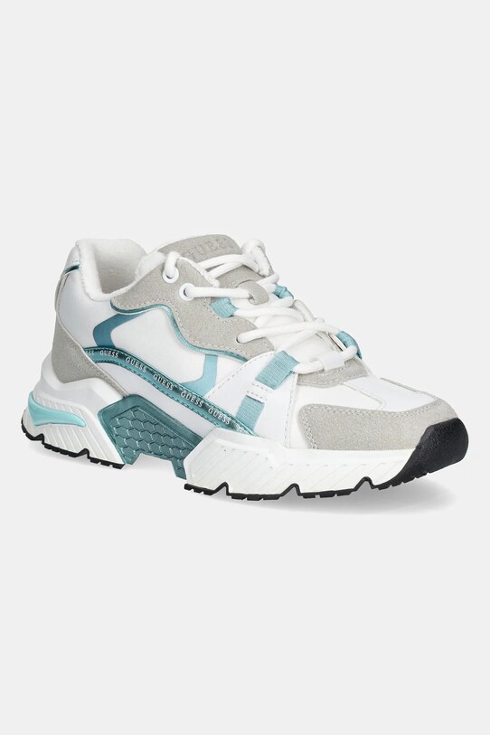 Guess sportcipő CARRLI5 szintetikus türkiz FLJCAR.ELE12.WHIAQ