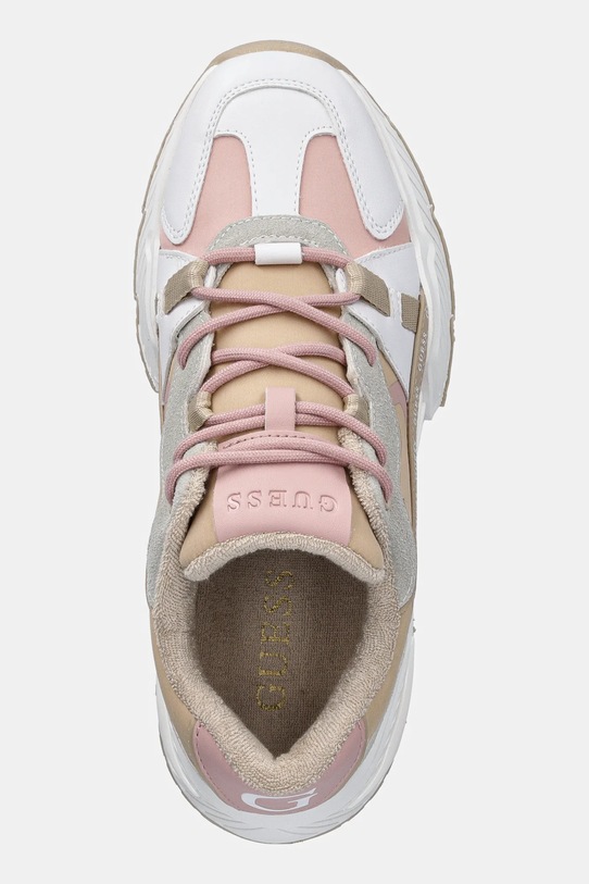 Кроссовки Guess CARRLI5 бежевый FLJCAR.ELE12.WHITA