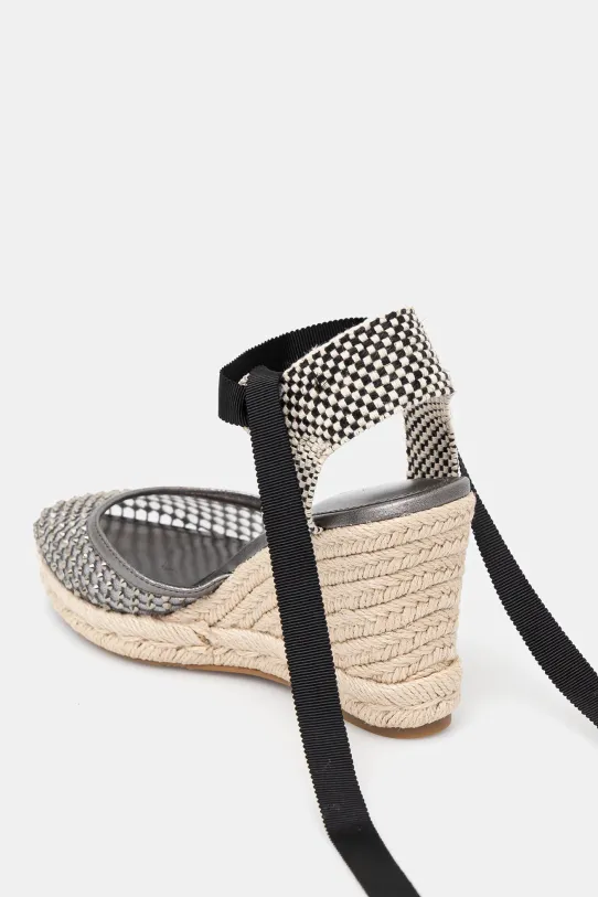 Obuv Espadrilky Guess CHARMI FLJCHA.FAB04.PEWTE čierna