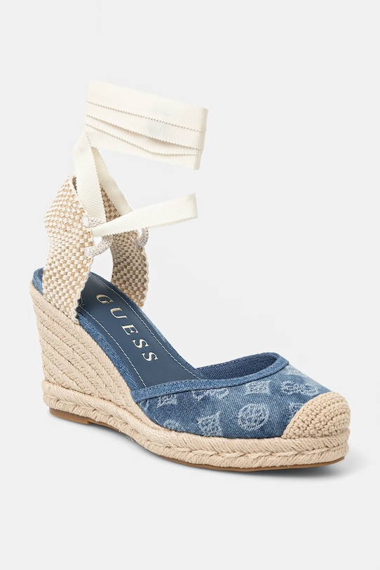 Espadrilky Guess CYRENA textilný modrá FLJCYR.DEN04.BLUE