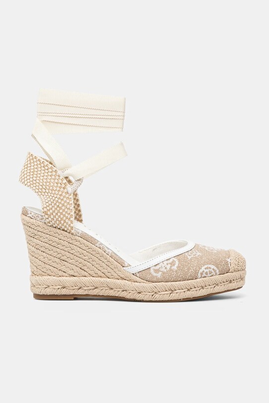 Espadrilky Guess CYRENA FLJCYR.FAB04.WHITE béžová SS25