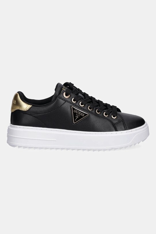 Αθλητικά Guess DENESA12 FLJD12.LEA12.BLKGO μαύρο SS25