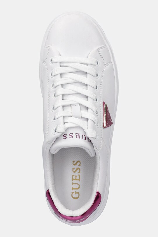 Шкіряні кросівки Guess DENESA12 білий FLJD12.LEA12.WHIMA