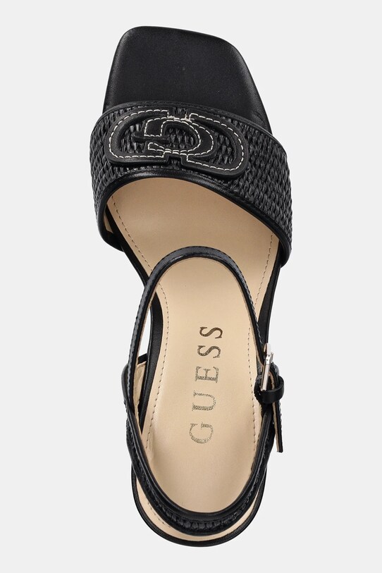 Sandále Guess GANIKA čierna FLJGNK.FAB03.BLACK