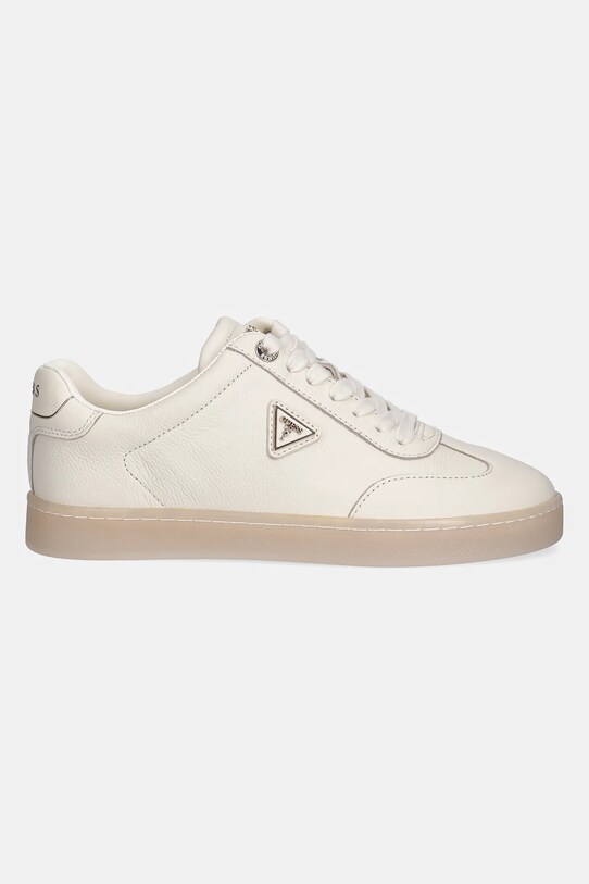 Guess sneakers din piele JAZLIE FLJJAZ.LEA12.IVORY bej SS25