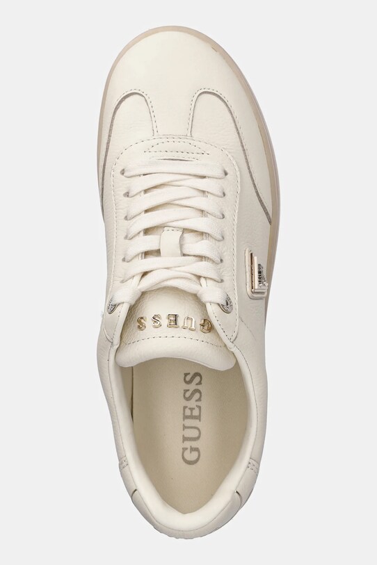 Guess sneakers din piele JAZLIE bej FLJJAZ.LEA12.IVORY