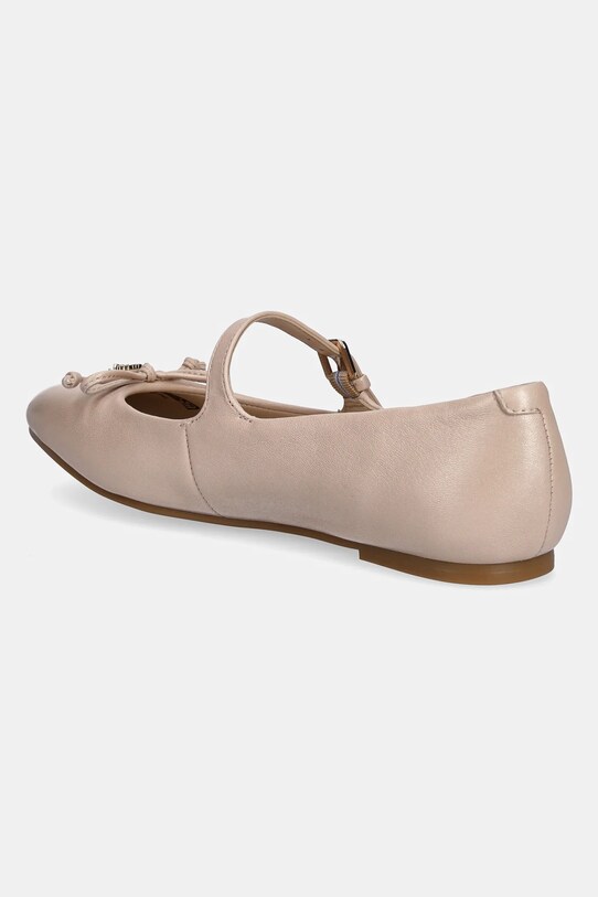 Încălțăminte Guess balerini KAYRA FLJKAY.LEA02.TAUPE bej