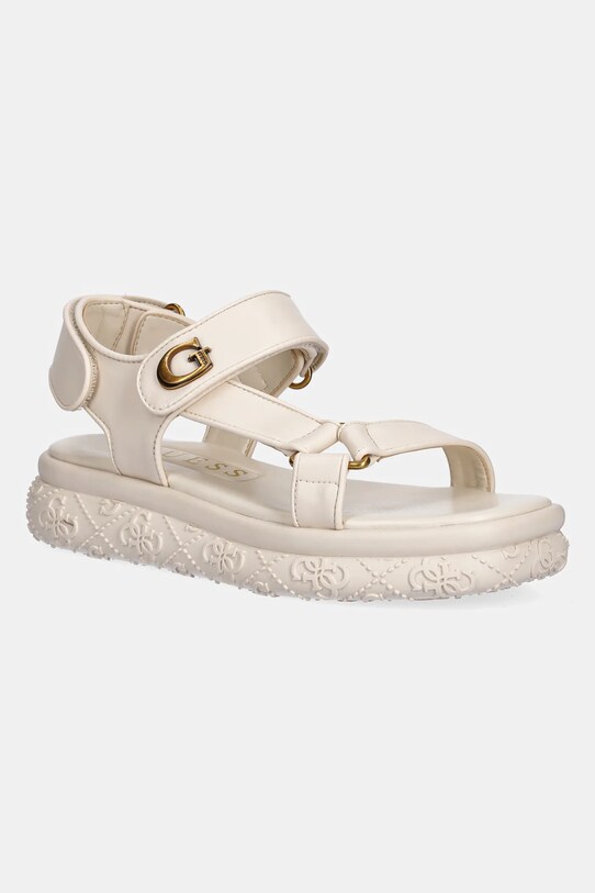 Sandále Guess LANARA textilný béžová FLJLAN.ELE03.CREAM