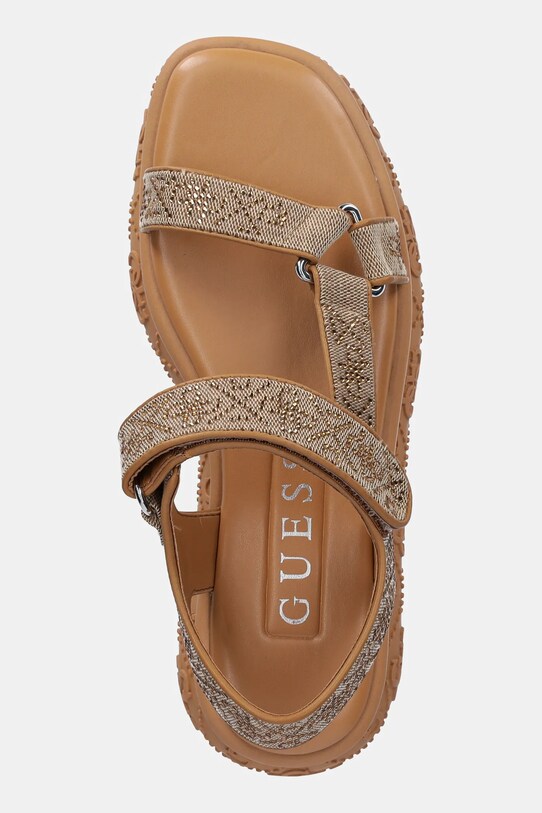 Guess sandały LODE2 brązowy FLJLD2.FAL03.BEIBR