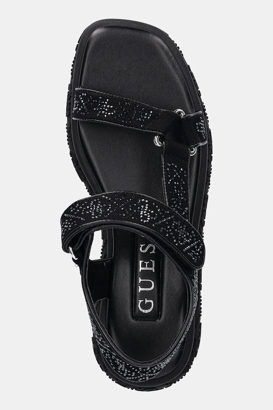 Guess sandały LODE czarny FLJLOD.FAP03.BLACK