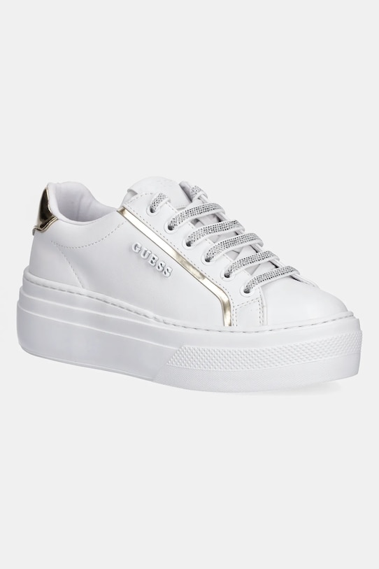 Маратонки Guess AMERIA изкуствен бял FLJMRI.ELE12.WHPLA