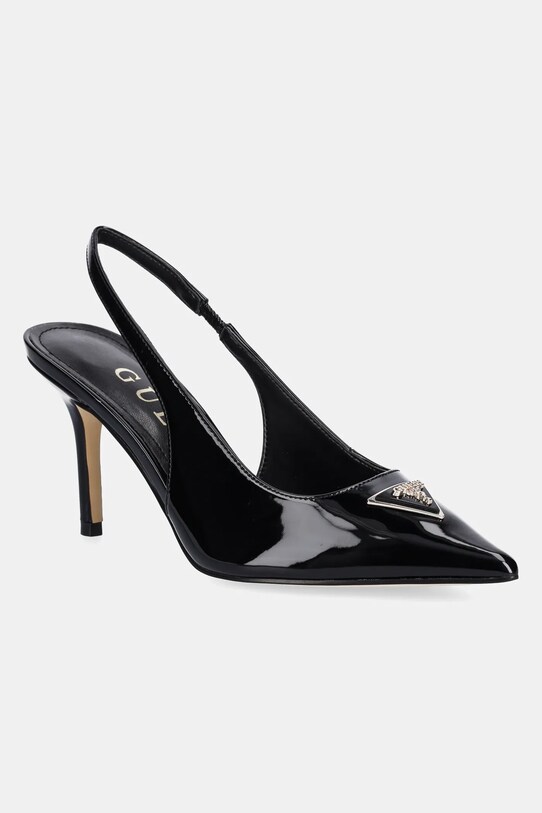 Lodičky Guess NASSIR ihličkový čierna FLJNAS.PAF05.BLACK