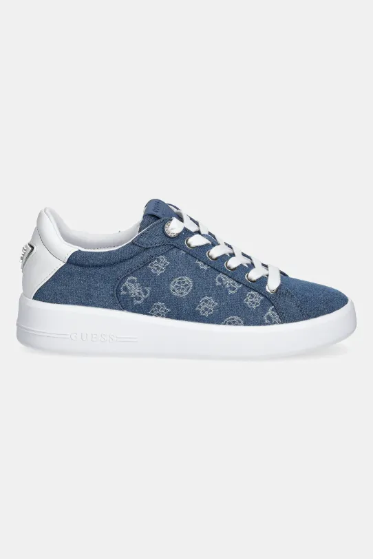 Guess sneakersy RONII2 FLJRN2.DEN12.BLUE niebieski SS25