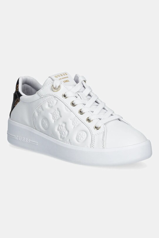 Кросівки Guess RONII імітація лицьової шкіри білий FLJRON.FAL12.WHBR