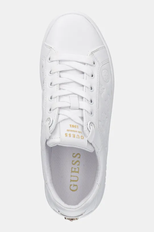 Guess sneakers RONII alb FLJRON.FAL12.WHITE