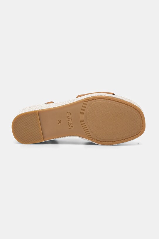 Lodičky Guess TANVEE FLJTAN.LEA04.TAN hnedá