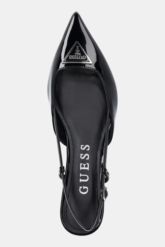 Kožené lodičky Guess JESSON čierna FLPJES.PAT05.BLACK
