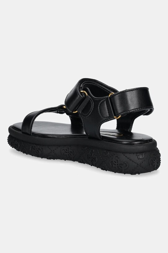 Încălțăminte Guess sandale lânăRA FLJLAN.ELE03.BLACK negru