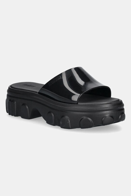 Šľapky Melissa MELISSA ELLA SLIDE AD platforma čierna M.35882.AZ385