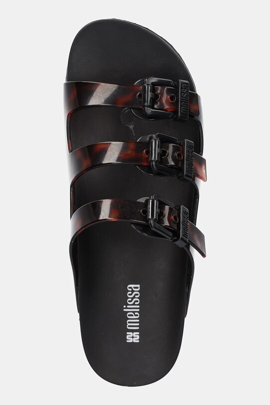 Melissa papuci MELISSA COZY STRIPES AD negru M.35943.BC962