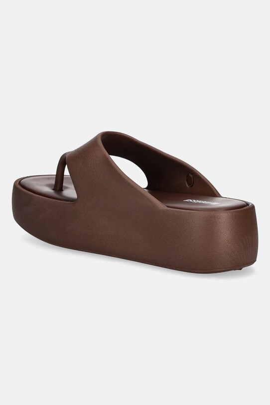 Încălțăminte Melissa papuci MELISSA FREE PLATFORM THONG AD M.36088.BE885 maro