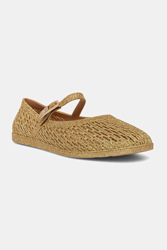 Μπαλαρίνες Melissa MELISSA HARPER AD GLITTER AD Planet friendly χρυσαφί M.37108.BJ802