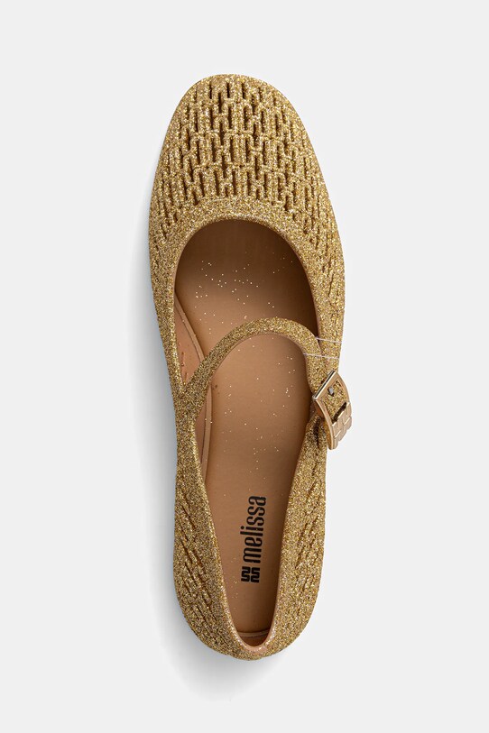 Μπαλαρίνες Melissa MELISSA HARPER AD GLITTER AD χρυσαφί M.37108.BJ802