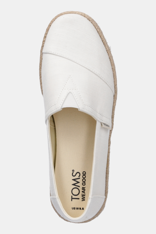 Espadrilky Toms ALPARGATA ROPE 2.1 biela 10020681