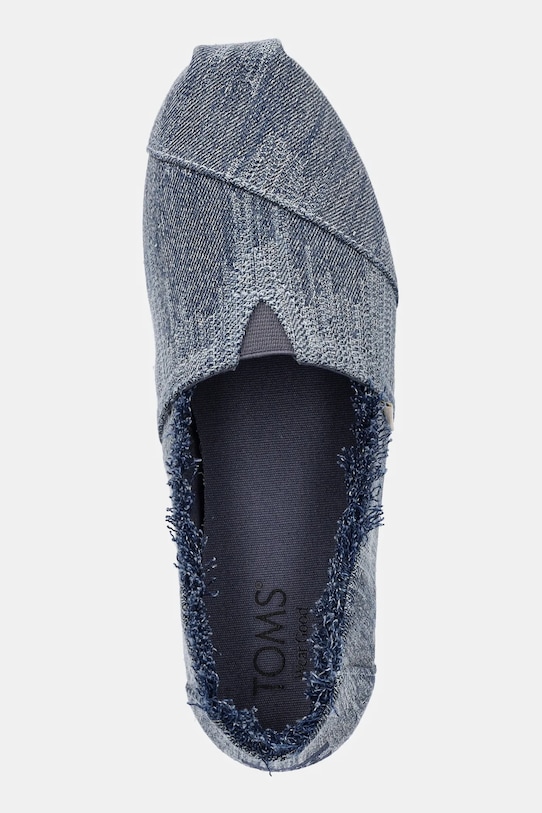 Πάνινα παπούτσια Toms DARK SKY TEXTURED μπλε 10021887