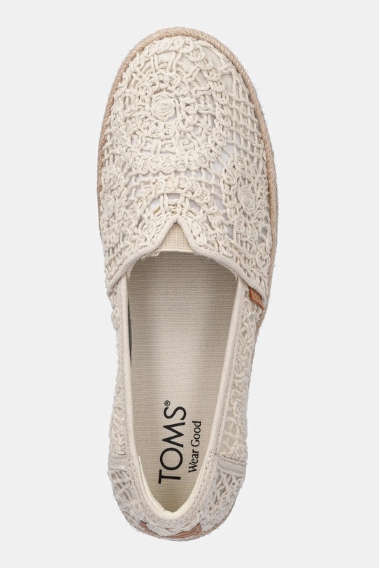 Espadrilky Toms CROCHET LACE béžová 10021923