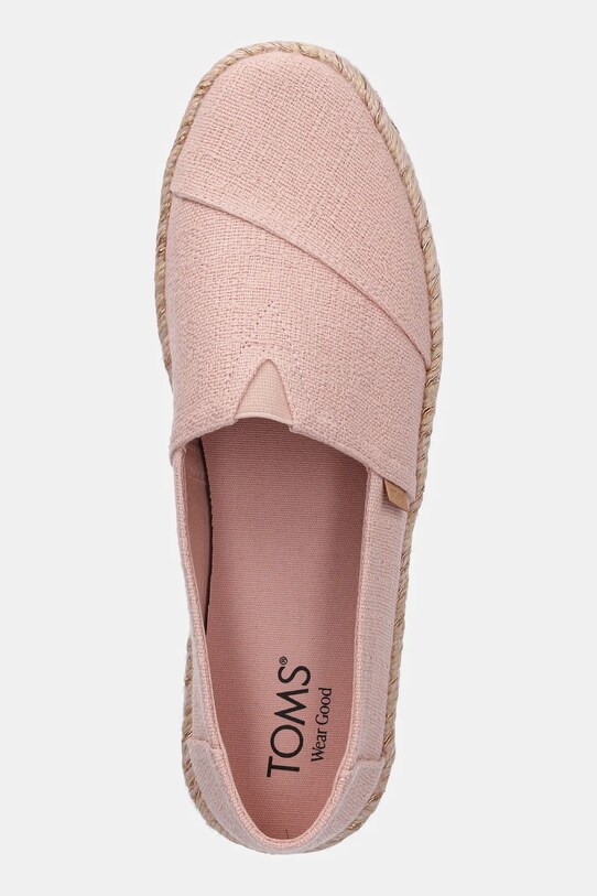Espadrilky Toms TWO TONE SLUB růžová 10021943