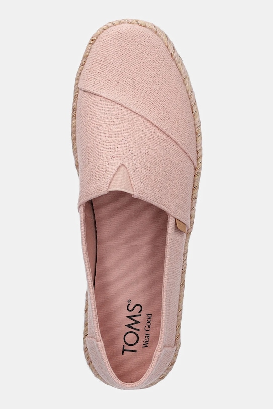 Espadrilky Toms TWO TONE SLUB růžová 10021943