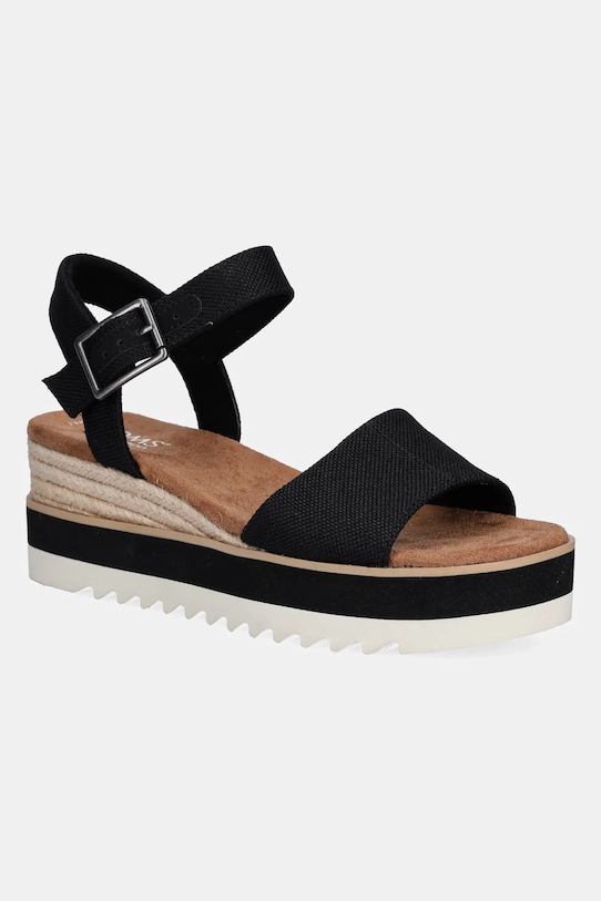 Toms sandale Diana coturn negru 10017856
