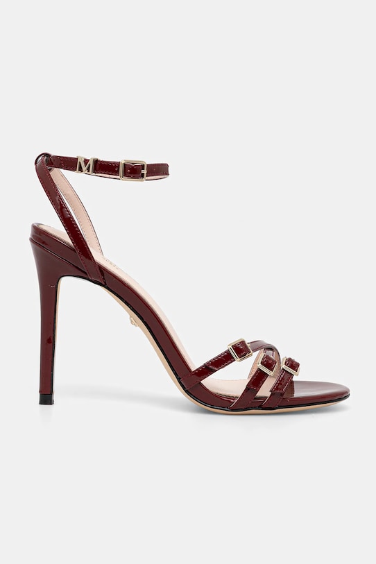 Guess szandál STRAPPY BUCKLE SANDAL 5GGZ27.7231A.F57X burgundia SS25