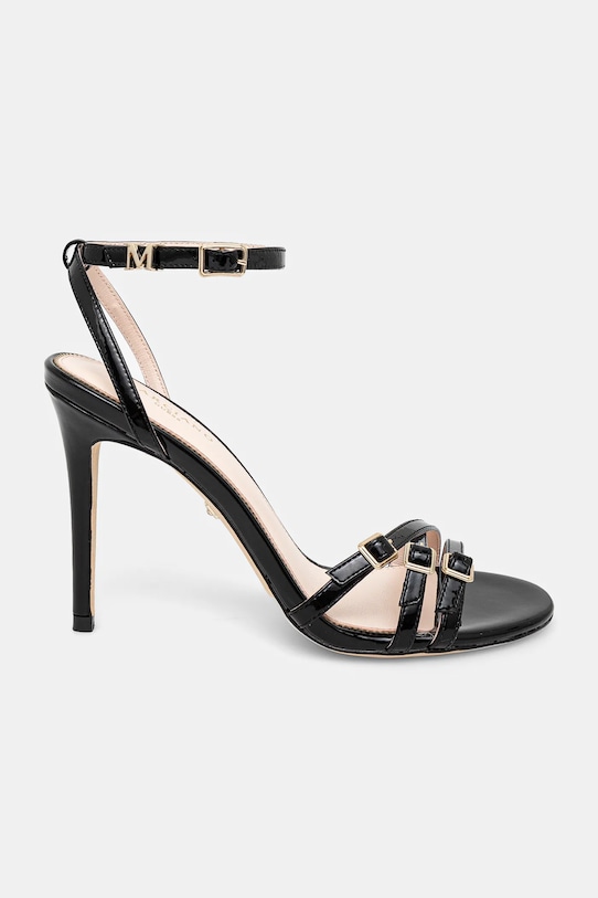 Kožené sandále Guess STRAPPY BUCKLE SANDAL 5GGZ27.7231A.JBLK čierna SS25