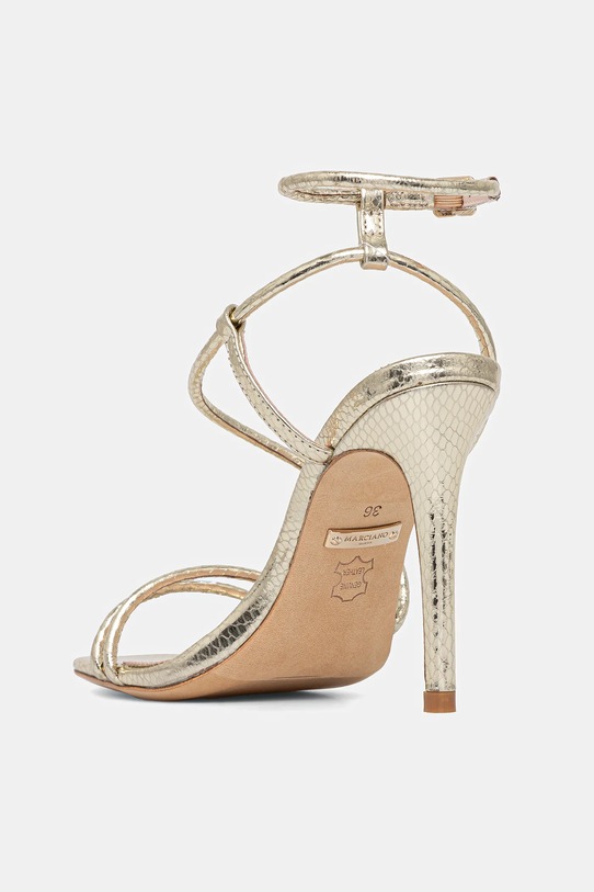 Обувь Кожаные сандалии Guess STRAPPY HEELS 5GGZ34.7325A.GOLD золотой