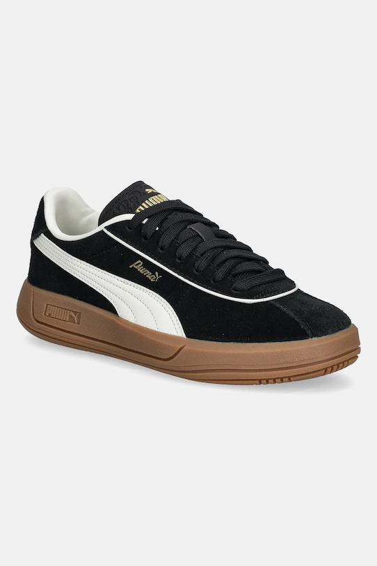 Kožené sneakers boty Puma Puma Club Klassika SD přírodní kůže černá 400718