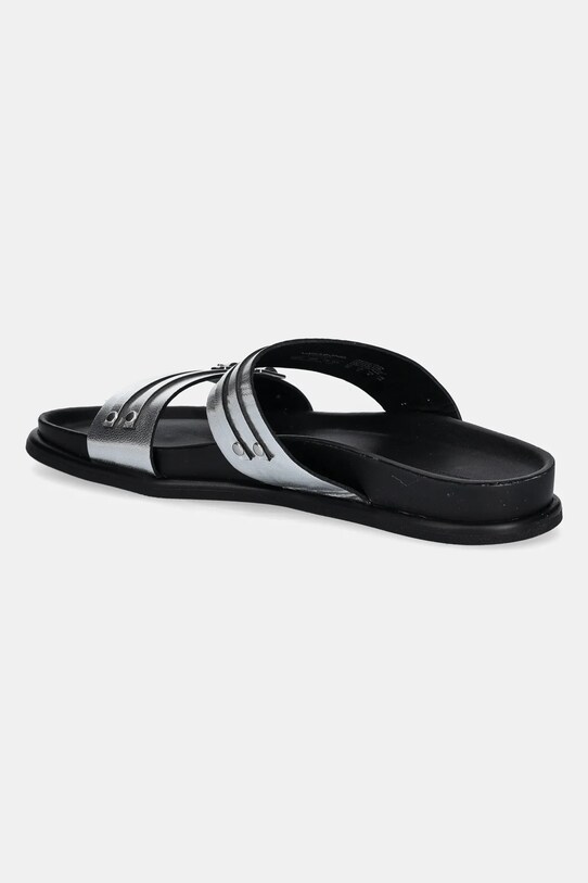 Obuwie Vagabond Shoemakers klapki skórzane EFFIE 5922.383.79 srebrny