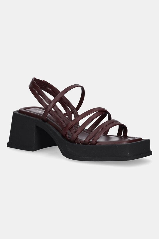 Шкіряні сандалі Vagabond Shoemakers HENNIE блок бордо 5337.101.38