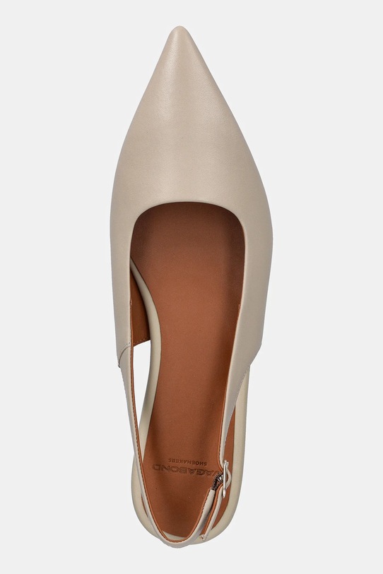 Шкіряні балетки Vagabond Shoemakers HERMINE бежевий 5733.101.37