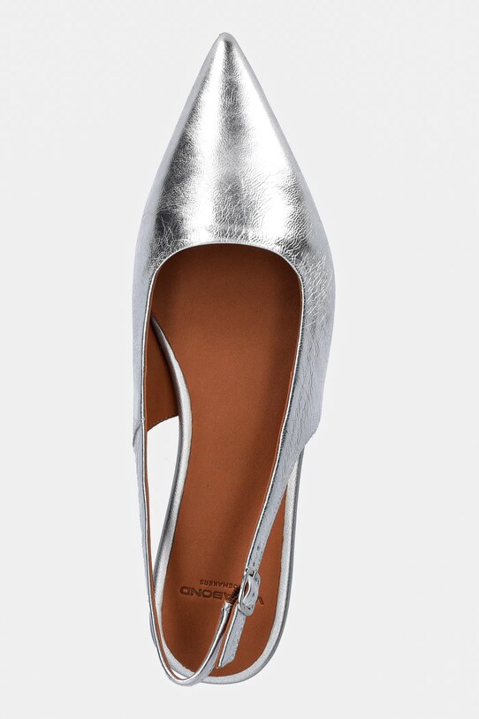 Vagabond Shoemakers balerini de piele HERMINE argintiu 5733.183.79