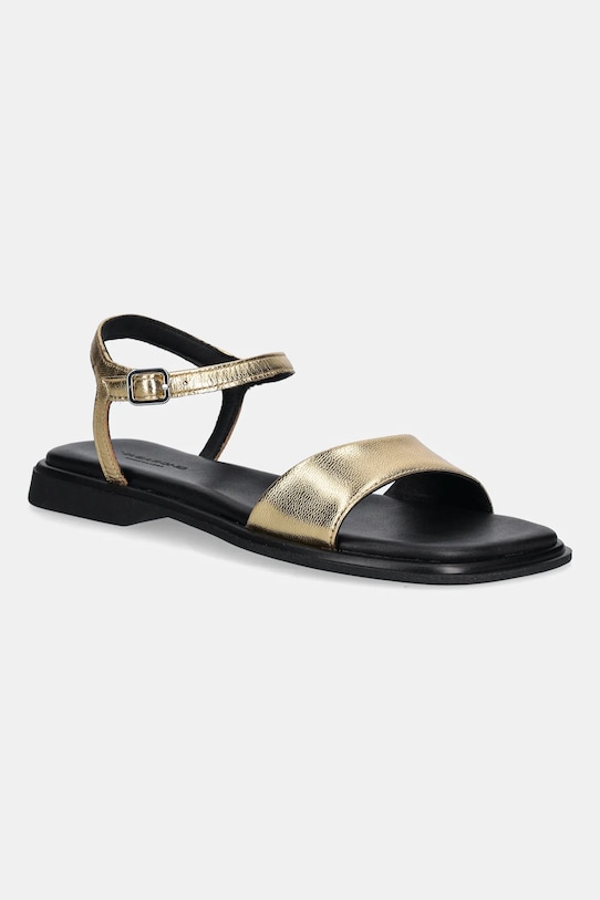 Usnjeni sandali Vagabond Shoemakers IZZY Ravna zlata 5913.083.81