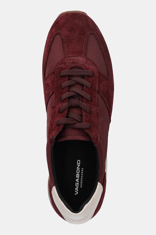 Vagabond Shoemakers sneakers din piele intoarsă YASMIN burgundia 5959.027.38