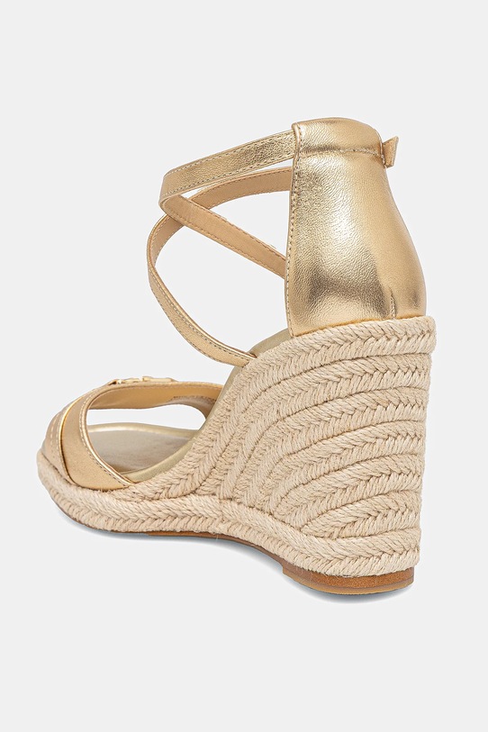 Obuv Kožené sandále MICHAEL Michael Kors Mandy 40R5MAMS2M.740 zlatá